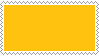 A stamp that has the acronym 'U.N.C.L.E.' scrolling from right to left on a yellow background.